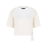 KNTLGY GEN White Short Sleeve Crop T-Shirt