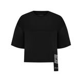 KNTLGY GEN Black Short Sleeve Crop T-Shirt