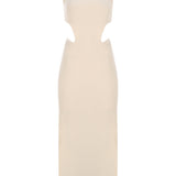 KNTLGY Swan-Inspired Asymmetric Dress