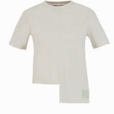 KNTLGY Off-White Asymmetric T-shirt