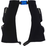 KNTLGY Black Knitted Multi-Pocket Belt Bag