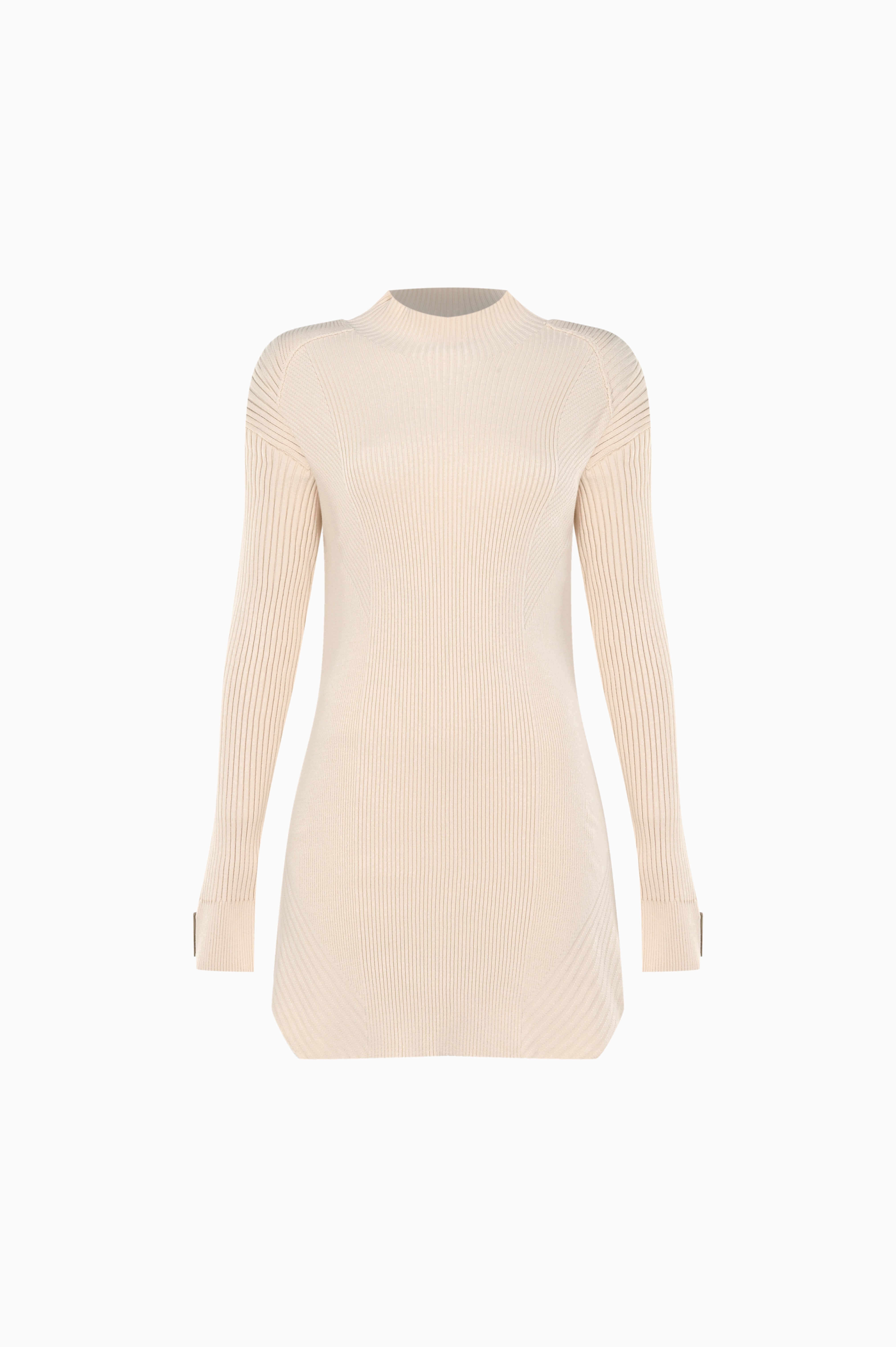 KNTLGY Infinity Knit Beige Dress