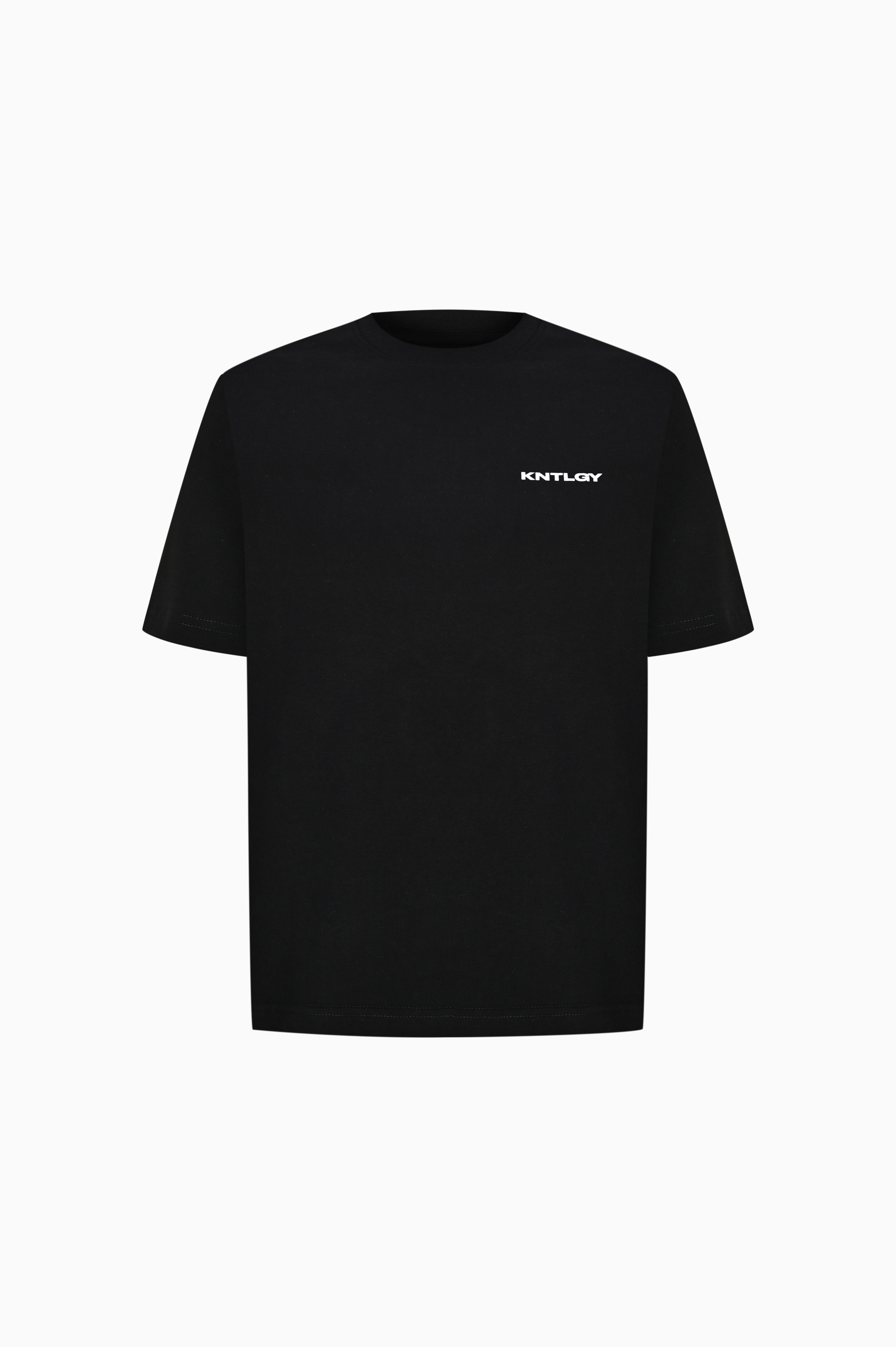 KNTLGY Move Oversize Black T-Shirt