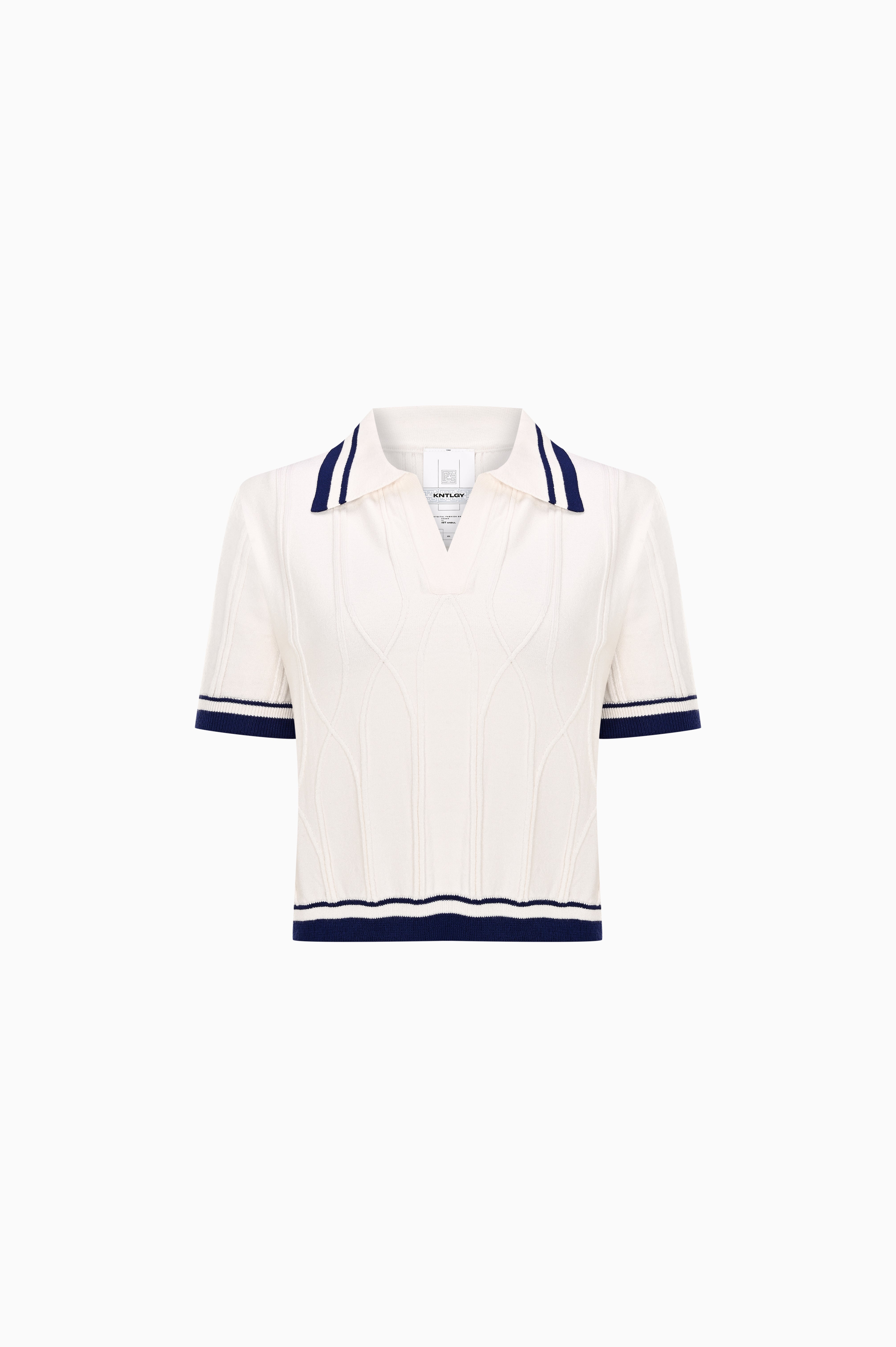 KNTLGY Oxford Flow Polo Sweater