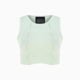 KNTLGY Mint Örme Crop Top