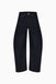 KNTLGY Barrel Denim Pants – dark indigo barrel-leg denim with sculpted silhouette