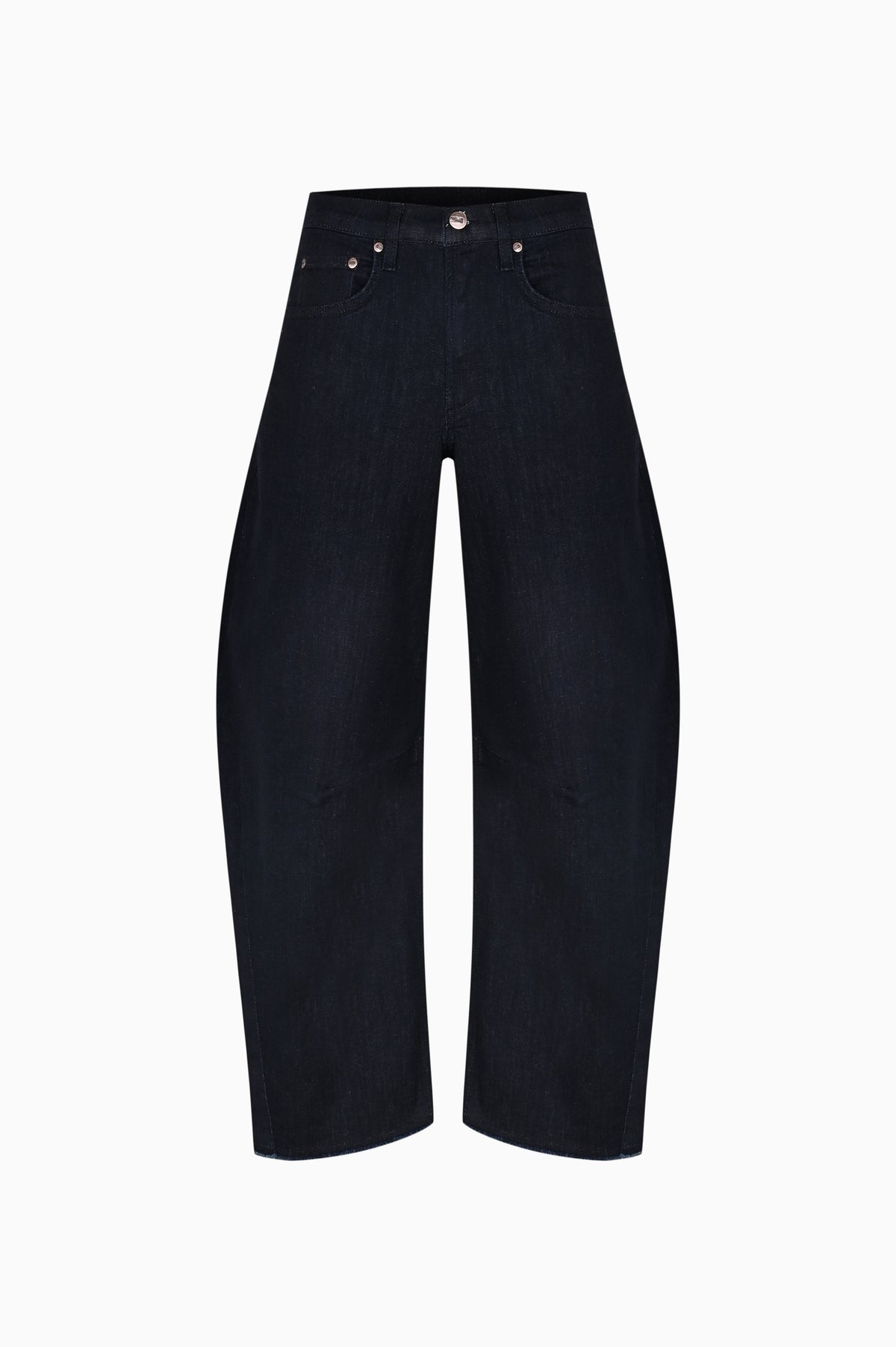 KNTLGY Slouchy Beyb Navy Denim Pants