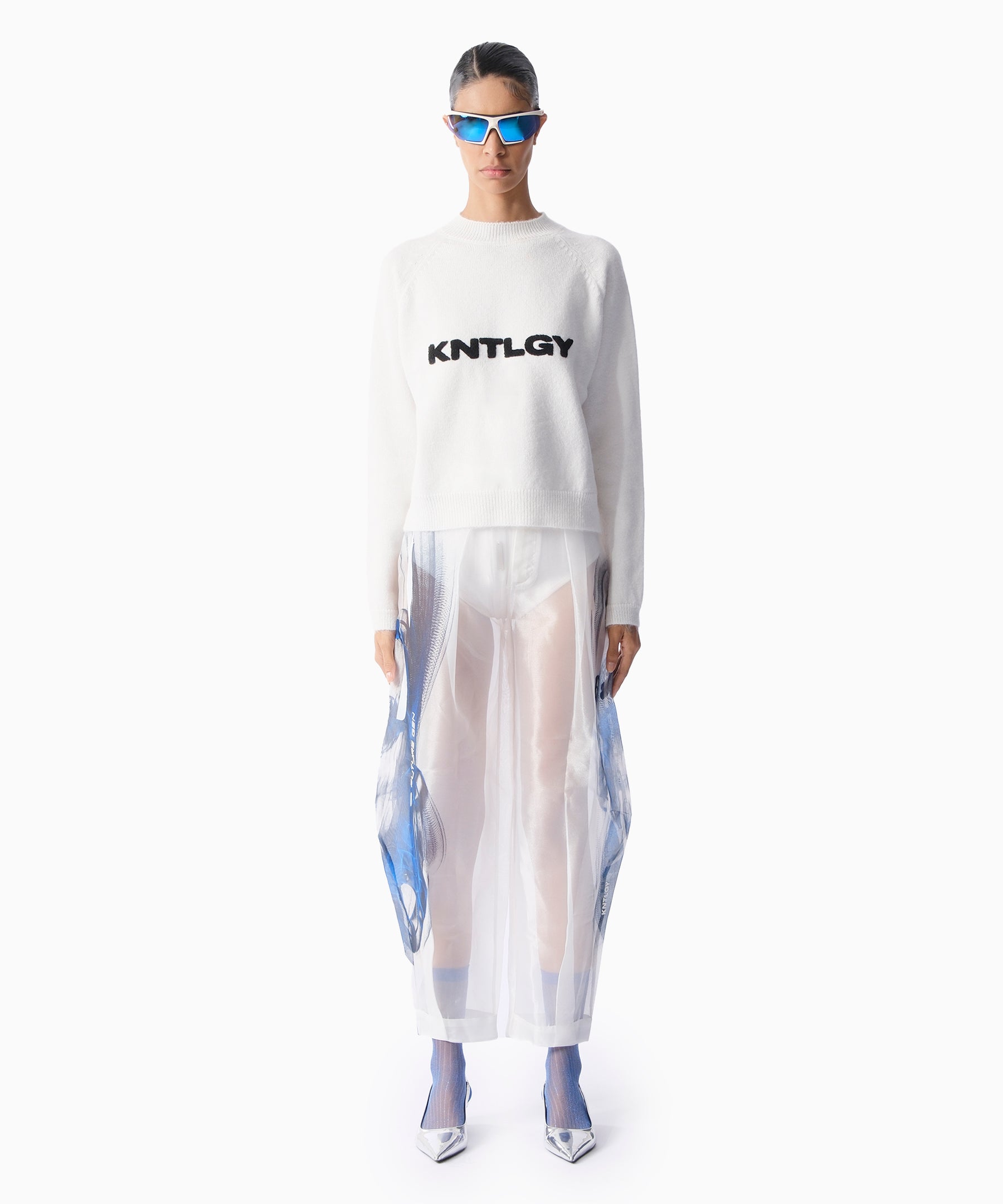 KNTLGY Long Sleeve Knitted Sweater