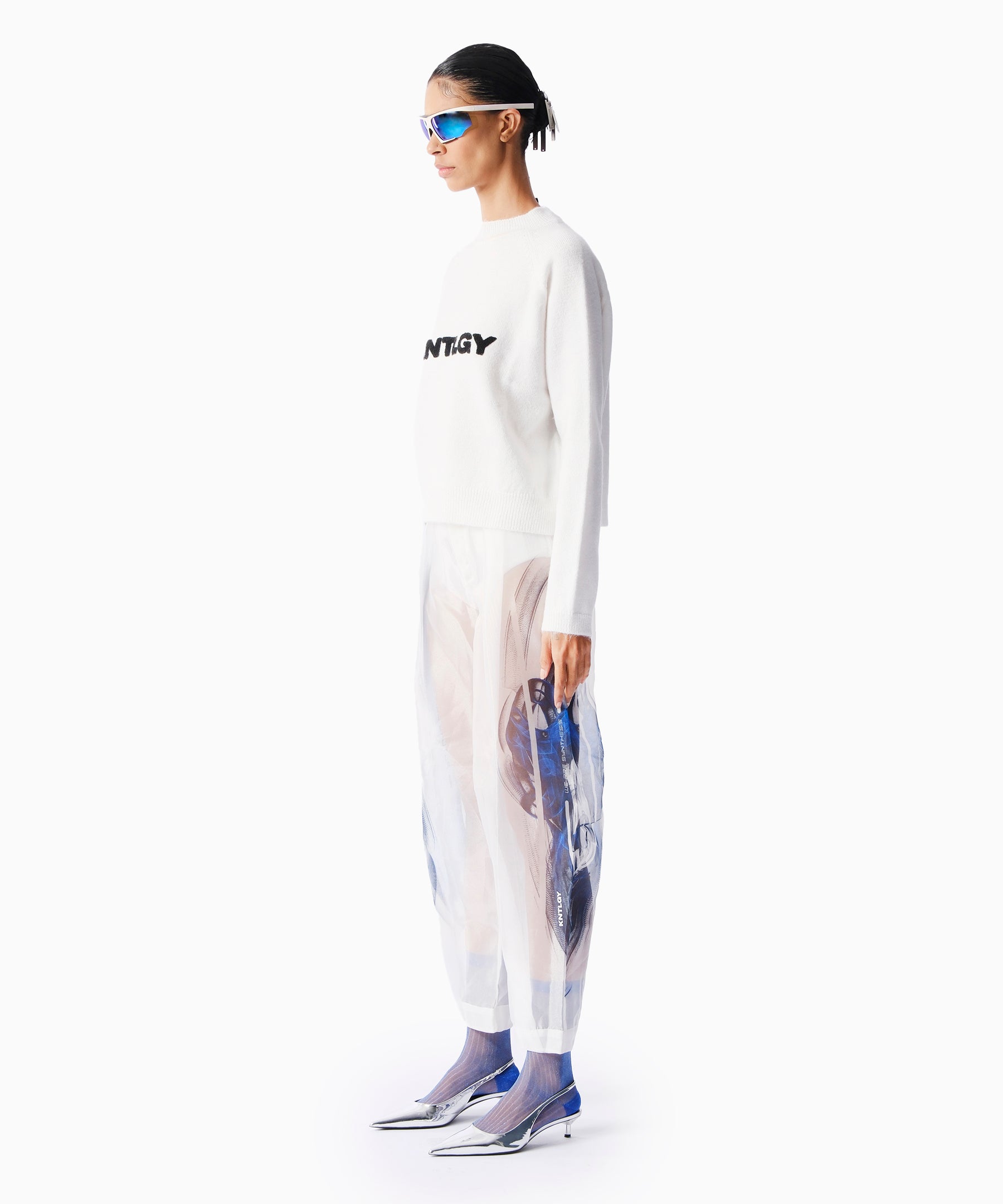 KNTLGY Long Sleeve Knitted Sweater